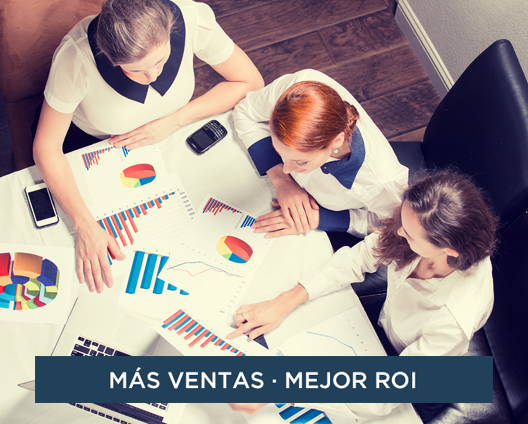 Más Ventas · Mejor ROI