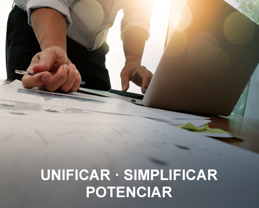 Unificar · Simplificar · Potenciar